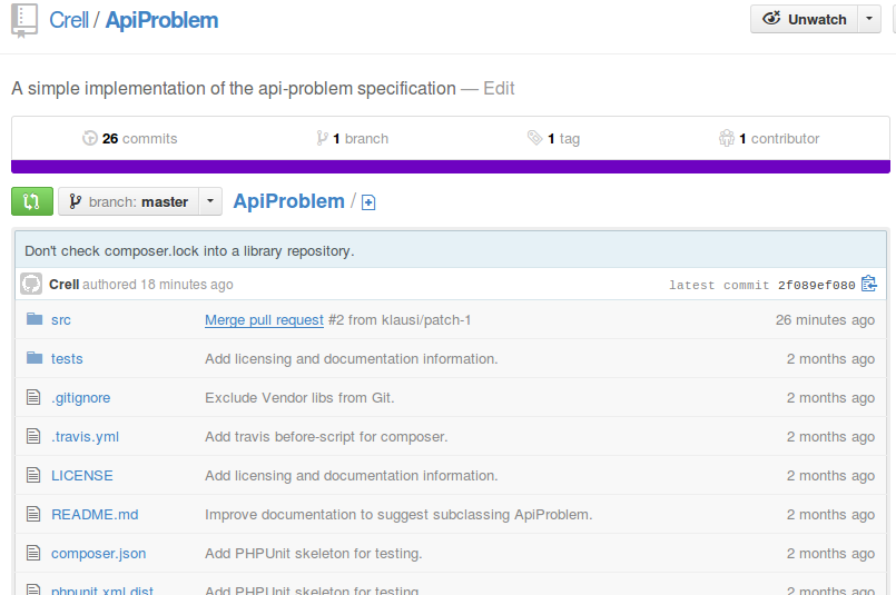 ApiProblem is on GitHub.