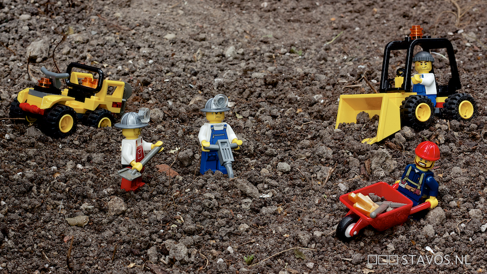 Lego people mining
