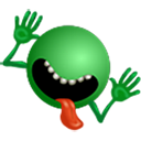 The Don't Panic face from Hitchhiker's Guide To The Galaxy