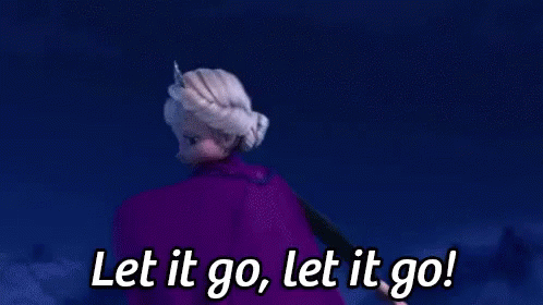 Elsa from Frozen singing Let It Go