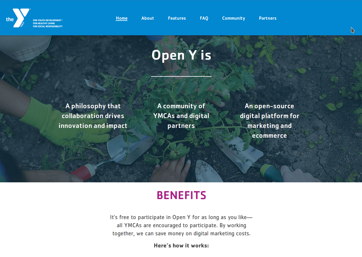 Open Y is a Drupal Distribution by and for YMCAs